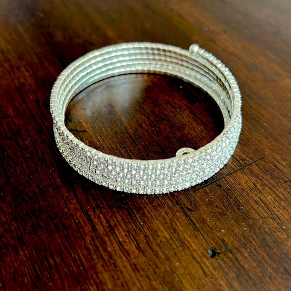 Anne Klein Crystal coil bracelet - Picture 1 of 5
